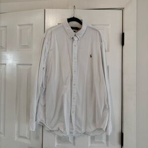 Ralph Lauren Polo White Button Down Shirt pony